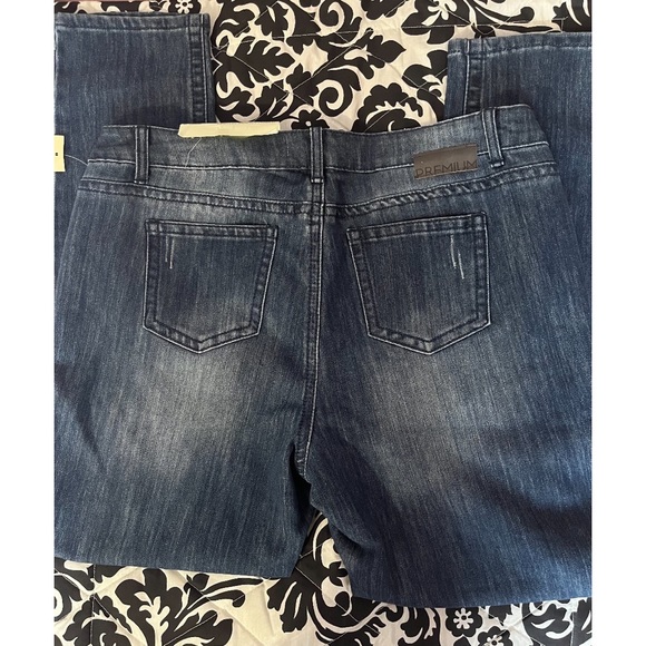 NWT Almost Famous Premium Plus Size Crystal Ripped Skinny Jeans, 18 - Picture 7 of 8